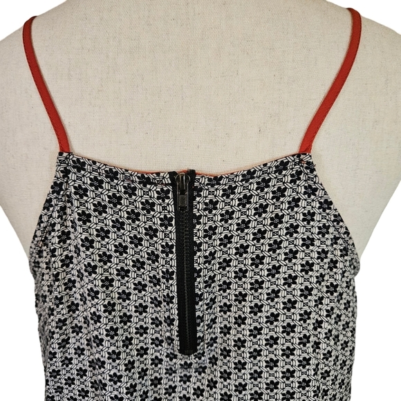 THML Bohemian Style Tank, Orange/Navy, Size Small - Picture 4 of 13